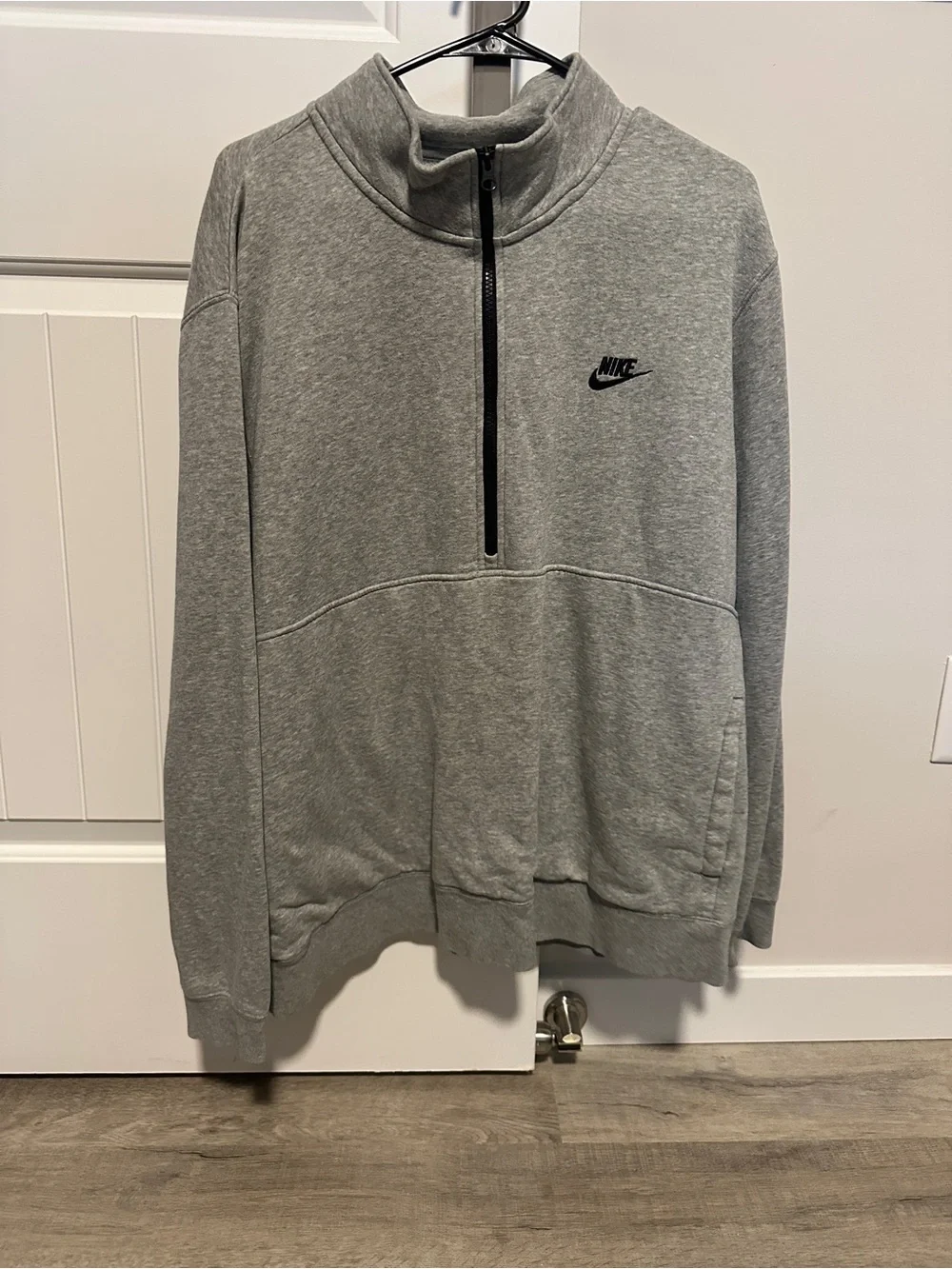 Vintage Nike Sportswear Club  1/2-Zip Fleece Sweatshirt